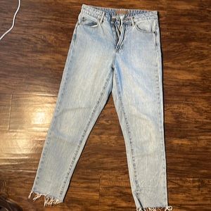 Leith light wash denim jeans!
